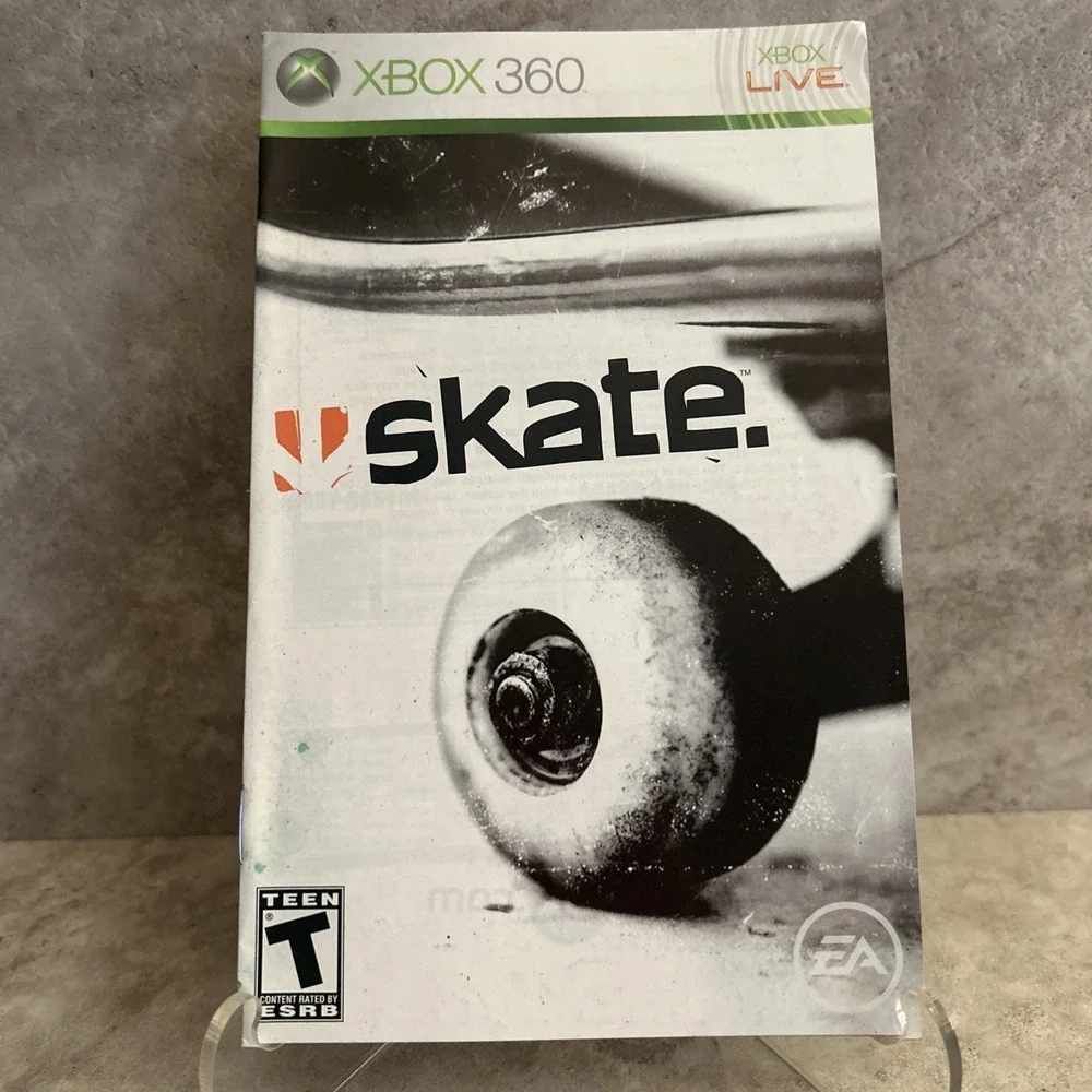 Skate Xbox 360 **MANUAL ONLY**